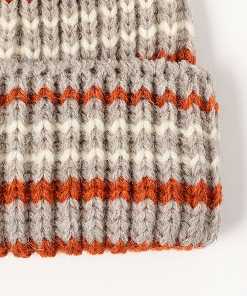 HIGHLAND 2000 / Rib Multi Border Bobcap（ニットキャップ/ビーニー