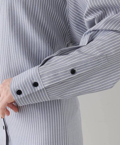 THE PAUSE（ザ ポーズ）の「【THE PAUSE】ストライプシェイプシャツ（シャツ/ブラウス・レディース・キャメル/グレー・FREE）」の21枚目の写真