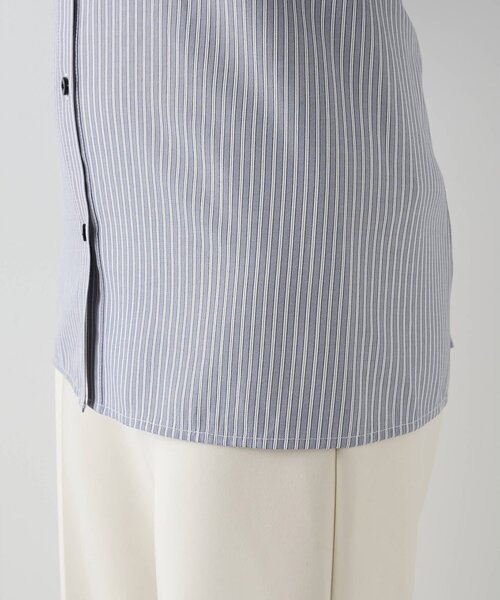 THE PAUSE（ザ ポーズ）の「【THE PAUSE】ストライプシェイプシャツ（シャツ/ブラウス・レディース・キャメル/グレー・FREE）」の20枚目の写真