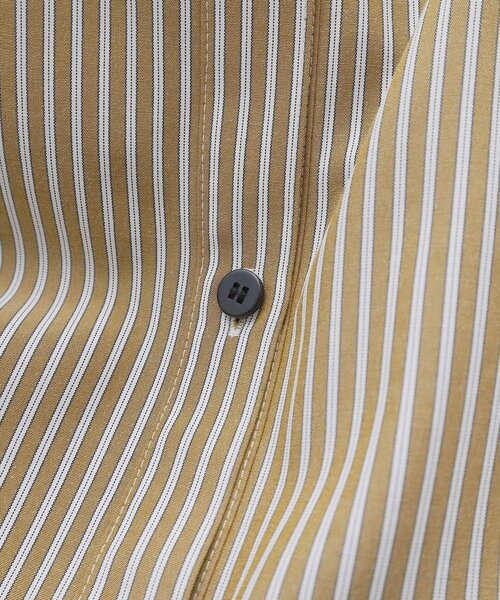 THE PAUSE（ザ ポーズ）の「【THE PAUSE】ストライプシェイプシャツ（シャツ/ブラウス・レディース・キャメル/グレー・FREE）」の18枚目の写真