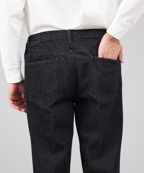 ABAHOUSE GRAY（アバハウスグレイ）の「【セットアップ対応】5ポケット デニム スラックス/パンツ（デニムパンツ・メンズ・ブラック/ブルー・46/48/50）」の9枚目の写真