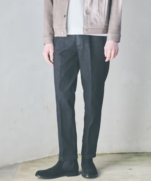 ABAHOUSE GRAY（アバハウスグレイ）の「【セットアップ対応】5ポケット デニム スラックス/パンツ（デニムパンツ・メンズ・ブラック/ブルー・46/48/50）」の14枚目の写真