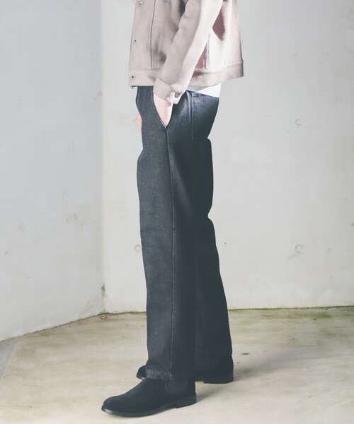 ABAHOUSE GRAY（アバハウスグレイ）の「【セットアップ対応】5ポケット デニム スラックス/パンツ（デニムパンツ・メンズ・ブラック/ブルー・46/48/50）」の15枚目の写真