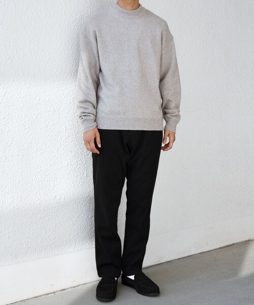 SHIPS any（シップス エニィ）の「SHIPS any: LOUNGE FOX シャギー セミモックネック ニット◇（ニット/セーター・メンズ・ライトブルー/レッド/グレー/ネイビー・LARGE/MEDIUM/SMALL）」の20枚目の写真