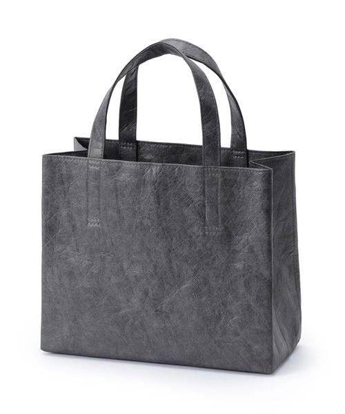 MUJI Labo(ムジラボ)の「〔MUJI Labo〕ペーパーライクトートバッグ(トートバッグ・メンズ・ベージュ/スミクロ/ブラック・FREE)」の3枚目の写真