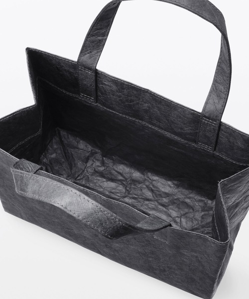 MUJI Labo(ムジラボ)の「〔MUJI Labo〕ペーパーライクトートバッグ(トートバッグ・メンズ・ベージュ/スミクロ/ブラック・FREE)」の11枚目の写真