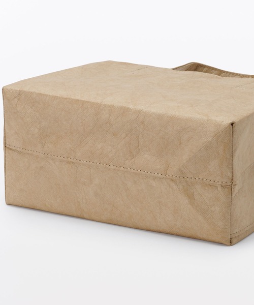 MUJI Labo(ムジラボ)の「〔MUJI Labo〕ペーパーライクトートバッグ(トートバッグ・メンズ・ベージュ/スミクロ/ブラック・FREE)」の18枚目の写真