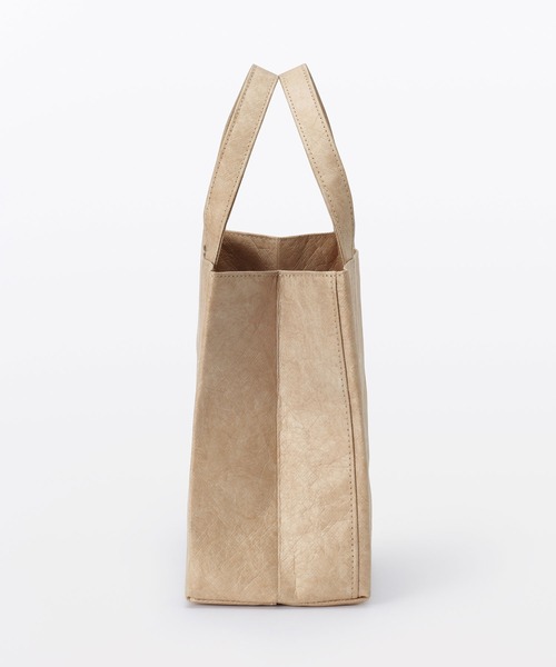MUJI Labo(ムジラボ)の「〔MUJI Labo〕ペーパーライクトートバッグ(トートバッグ・メンズ・ベージュ/スミクロ/ブラック・FREE)」の19枚目の写真