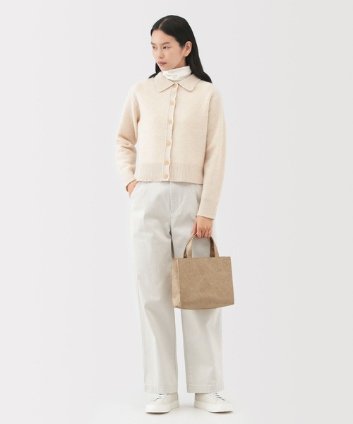 MUJI Labo(ムジラボ)の「〔MUJI Labo〕ペーパーライクトートバッグ(トートバッグ・メンズ・ベージュ/スミクロ/ブラック・FREE)」の20枚目の写真