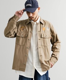 KRIFF MAYER（クリフメイヤー）の「KRIFF MAYER クリフメイヤー スーベニア刺繍長袖ミリタリーシャツジャケット 2514001（ミリタリージャケット）」