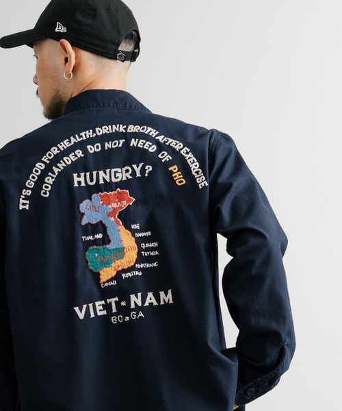 セール】KRIFF MAYER クリフメイヤー スーベニア刺繍長袖ミリタリー