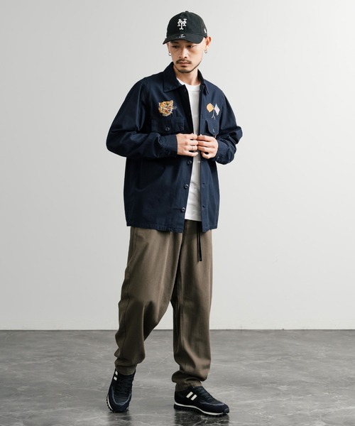 KRIFF MAYER(クリフメイヤー)の「KRIFF MAYER クリフメイヤー スーベニア刺繍長袖ミリタリーシャツジャケット 2514001(ミリタリージャケット・メンズ・ブラック/オリーブ/ベージュ/ネイビー・M/L/XL)」の22枚目の写真