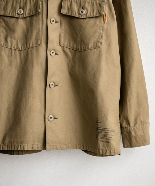KRIFF MAYER(クリフメイヤー)の「KRIFF MAYER クリフメイヤー スーベニア刺繍長袖ミリタリーシャツジャケット 2514001(ミリタリージャケット・メンズ・ブラック/オリーブ/ベージュ/ネイビー・M/L/XL)」の16枚目の写真