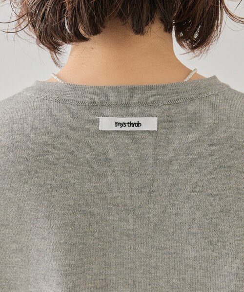 mystic(ミスティック)の「【5色展開◎】チビボタン長袖カーディガン(カーディガン/ボレロ・レディース・ブラック/ピンク/オフホワイト/グレー・FREE)」の10枚目の写真