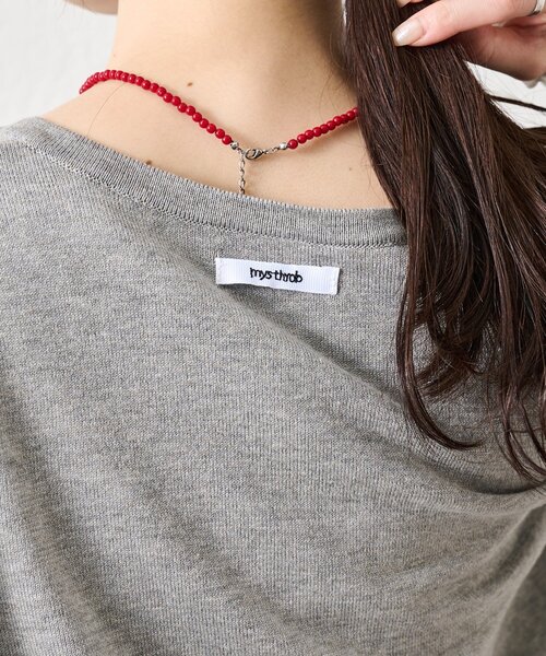 mystic(ミスティック)の「【5色展開◎】チビボタン長袖カーディガン(カーディガン/ボレロ・レディース・ブラック/ピンク/オフホワイト/グレー・FREE)」の20枚目の写真