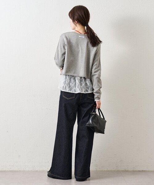 mystic(ミスティック)の「【5色展開◎】チビボタン長袖カーディガン(カーディガン/ボレロ・レディース・ブラック/ピンク/オフホワイト/グレー・FREE)」の21枚目の写真