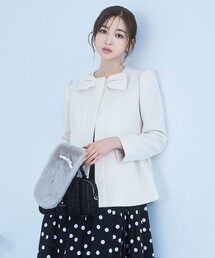 TOCCA（トッカ）の「IN ROMANCE SHORT ショートコート（ノーカラーコート）」