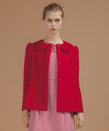 TOCCA（トッカ）の「IN ROMANCE SHORT ショートコート（ノーカラーコート）」