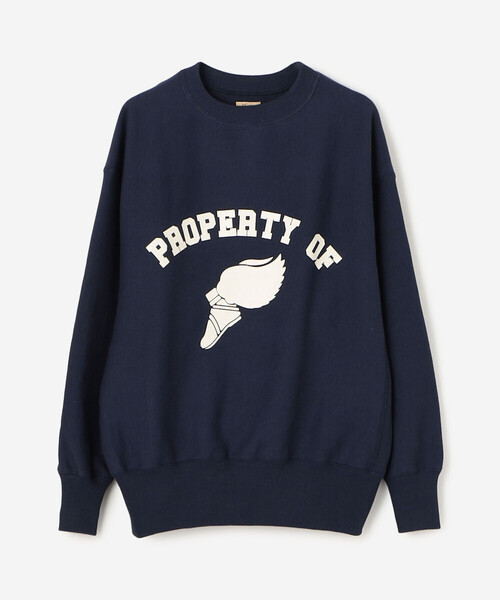 Sanca（サンカ）の「Sanca | ロゴ スウェットプルオーバー WOMEN（スウェット・レディース・グレー/ブルー系その他5・0）」の2枚目の写真