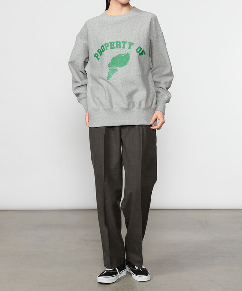 Sanca（サンカ）の「Sanca | ロゴ スウェットプルオーバー WOMEN（スウェット・レディース・グレー/ブルー系その他5・0）」の7枚目の写真