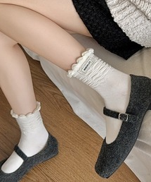 mebole（メボレ）の「プリーツフリルソックス（ソックス/靴下）」