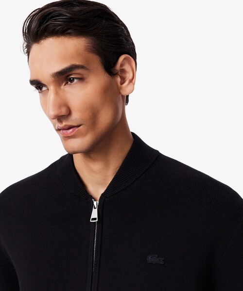 ウールブレンドニット ジャケット ドライバーズニット（カーディガン