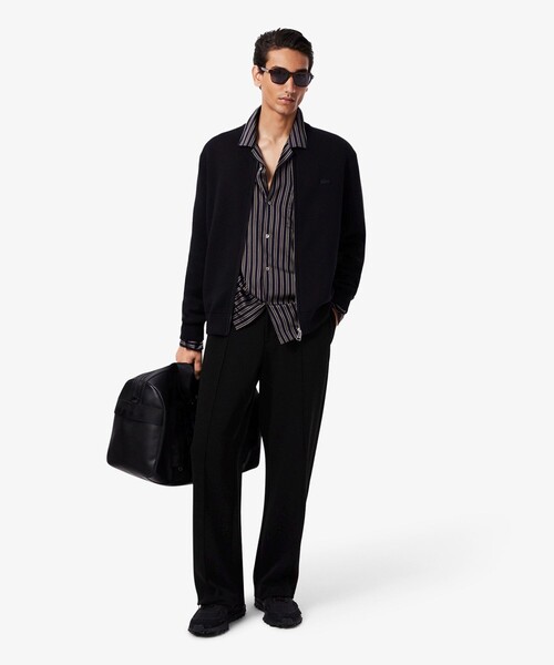 セール】ウールブレンドニット ジャケット ドライバーズニット