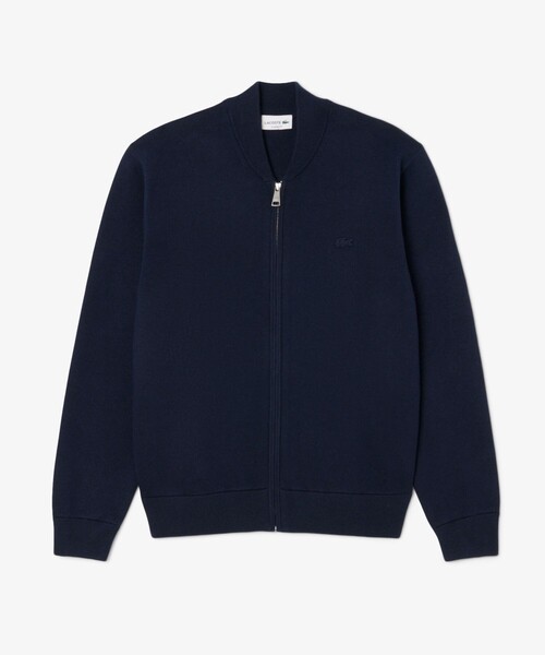 ウールブレンドニット ジャケット ドライバーズニット（カーディガン