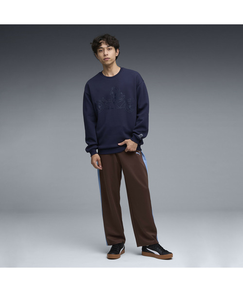 PUMA(プーマ)の「PUMA プーマ ユニセックス NEKO-san クルー スウェット(パーカー・メンズ・ネイビー/グリーン系その他・X-LARGE/X-SMALL/SMALL/LARGE/MEDIUM)」の8枚目の写真