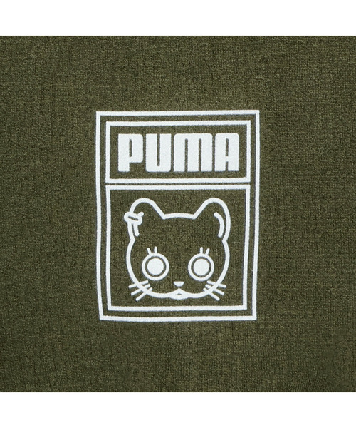 PUMA(プーマ)の「PUMA プーマ ユニセックス NEKO-san クルー スウェット(パーカー・メンズ・ネイビー/グリーン系その他・X-LARGE/X-SMALL/SMALL/LARGE/MEDIUM)」の5枚目の写真