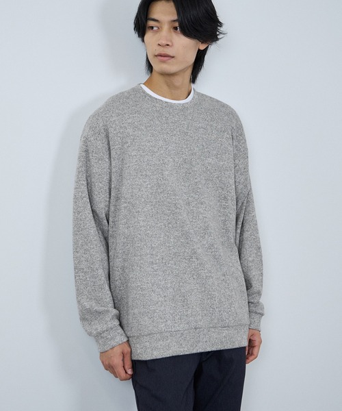 NAVY(ネイビー)の「【NAVY / ネイビー】MAC-HEAT ソフトタッチクルーネック ストレッチ ドライ(Tシャツ/カットソー・メンズ・ネイビー/グレー/チャコール/ベージュ・XL/L/M/S)」の15枚目の写真