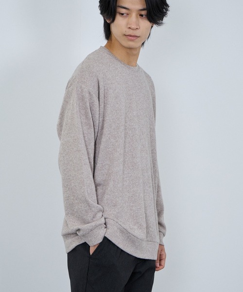 NAVY(ネイビー)の「【NAVY / ネイビー】MAC-HEAT ソフトタッチクルーネック ストレッチ ドライ(Tシャツ/カットソー・メンズ・ネイビー/グレー/チャコール/ベージュ・XL/L/M/S)」の19枚目の写真