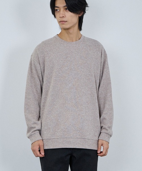 NAVY(ネイビー)の「【NAVY / ネイビー】MAC-HEAT ソフトタッチクルーネック ストレッチ ドライ(Tシャツ/カットソー・メンズ・ネイビー/グレー/チャコール/ベージュ・XL/L/M/S)」の18枚目の写真