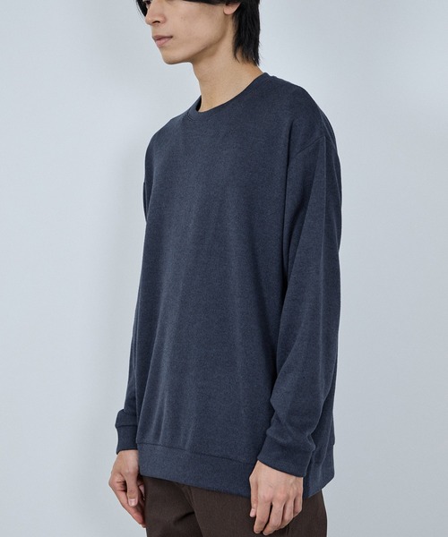 NAVY(ネイビー)の「【NAVY / ネイビー】MAC-HEAT ソフトタッチクルーネック ストレッチ ドライ(Tシャツ/カットソー・メンズ・ネイビー/グレー/チャコール/ベージュ・XL/L/M/S)」の20枚目の写真