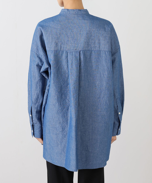 CLシャンブレー スタンドカラーシャツ（シャツ/ブラウス）｜JOURNAL