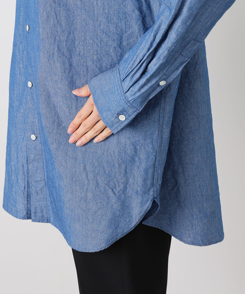 CLシャンブレー スタンドカラーシャツ（シャツ/ブラウス）｜JOURNAL