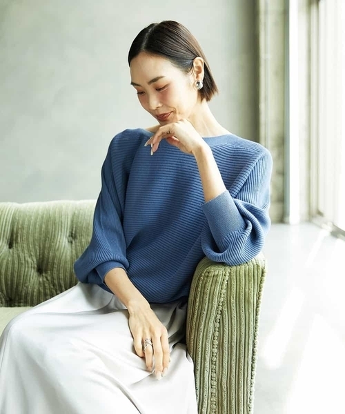 ホールガーメント(R)ドルマンスリーブニット（ニット/セーター