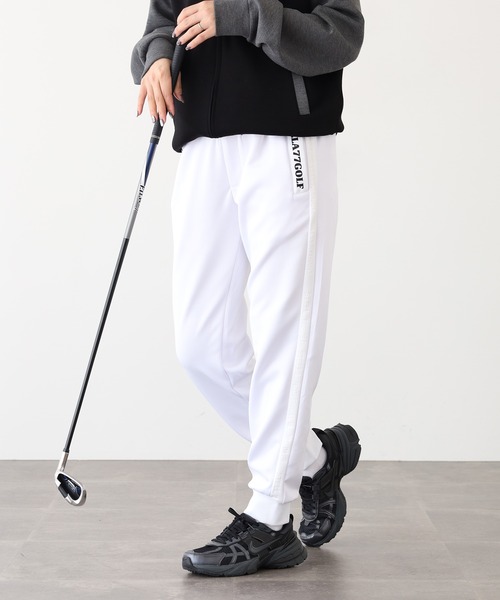 セール】蛍光カラーゴルフジョガーパンツ/ラインパンツ（その他パンツ