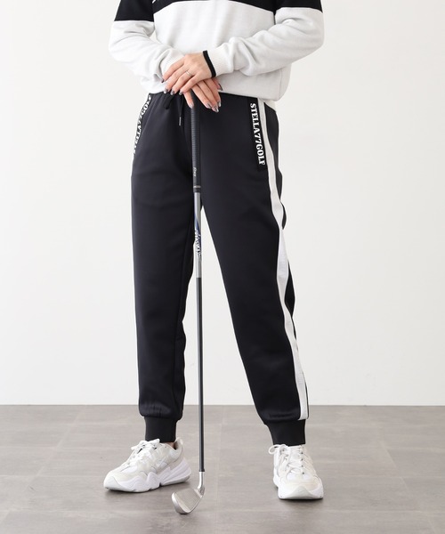 セール】蛍光カラーゴルフジョガーパンツ/ラインパンツ（その他パンツ