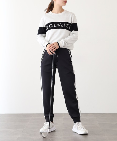 蛍光カラーゴルフジョガーパンツ/ラインパンツ（その他パンツ