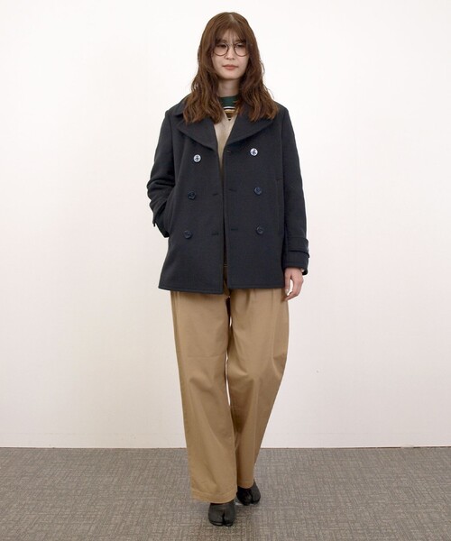 J.PRESS YORK STREET(ジェイプレスヨークストリート)の「【UNISEX】ウールカシミヤ スキッパーニットポロシャツ(ニット/セーター・メンズ・ブルー系/アイボリー系/ネイビー系/レッド系・SMALL/MEDIUM/LARGE)」の12枚目の写真