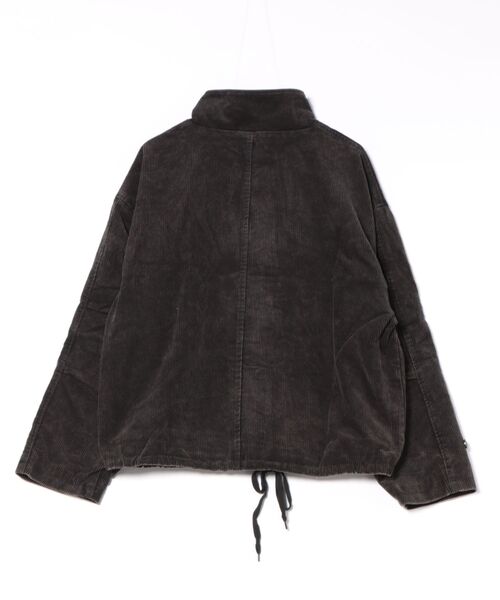 Revo. ケミカルウォッシュ加工 コーデュロイ ミリタリージャケット［セットアップ対応］