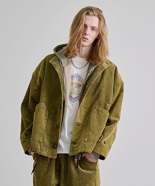 【美品】CORDUROY OVER ブルゾン カーキ ☆Laguagem‪☆ CORDUROY OVER ブルゾン カーキ - メルカリ‬