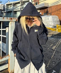 That's life(UbcCt)HEAVY WEIGHT 12.7oz "POSTER BOY" LOGO ZIP HOODIE  p[J[ H ~ p[J[ Wbvp[J[ _uWbv rbOVGbg wr[EFCg n jZbNX gbvX pC(p[J[)