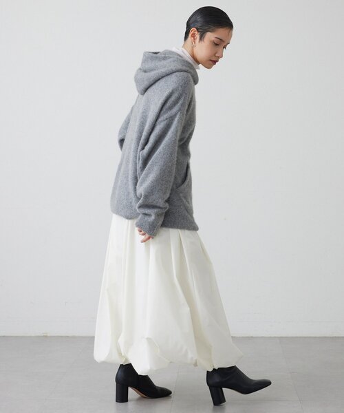 THE PAUSE（ザ ポーズ）の「【THE PAUSE】バルーンスカート（スカート・レディース・ブラック/オフホワイト・FREE）」の10枚目の写真