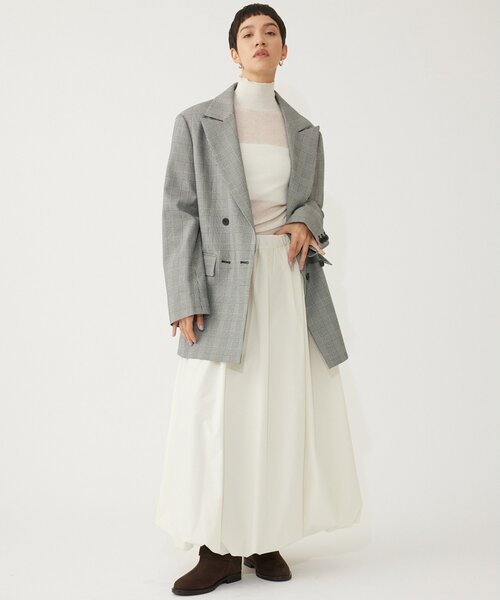 THE PAUSE（ザ ポーズ）の「【THE PAUSE】バルーンスカート（スカート・レディース・ブラック/オフホワイト・FREE）」の14枚目の写真