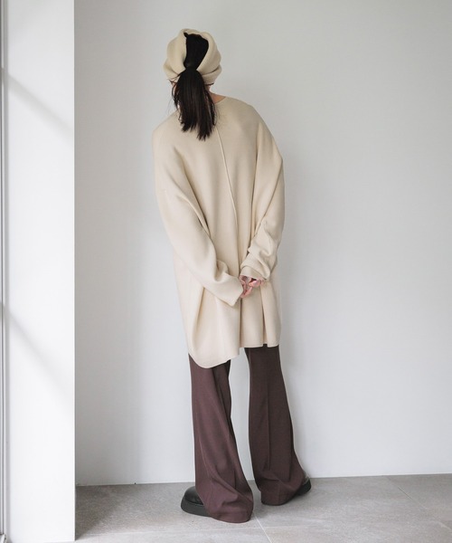 LOWRYS FARM（ローリーズファーム）の「センタータックロングプルオーバー  600401（ニット/セーター・レディース・ブラック/レッド/アイボリー・FREE）」の22枚目の写真