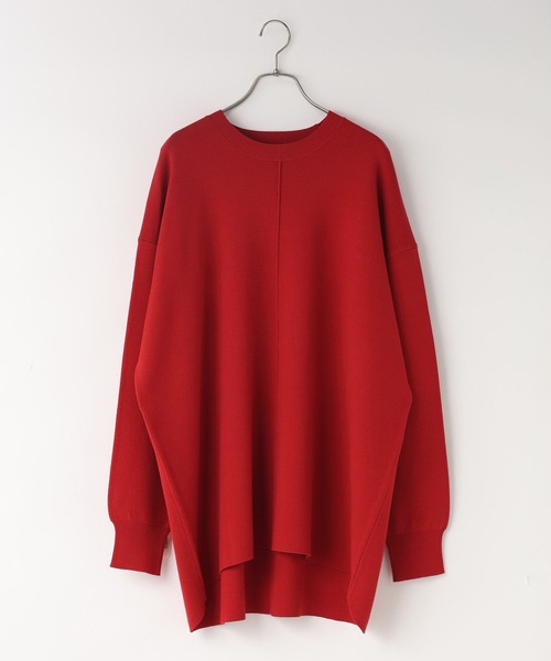 LOWRYS FARM（ローリーズファーム）の「センタータックロングプルオーバー  600401（ニット/セーター・レディース・ブラック/レッド/アイボリー・FREE）」の14枚目の写真