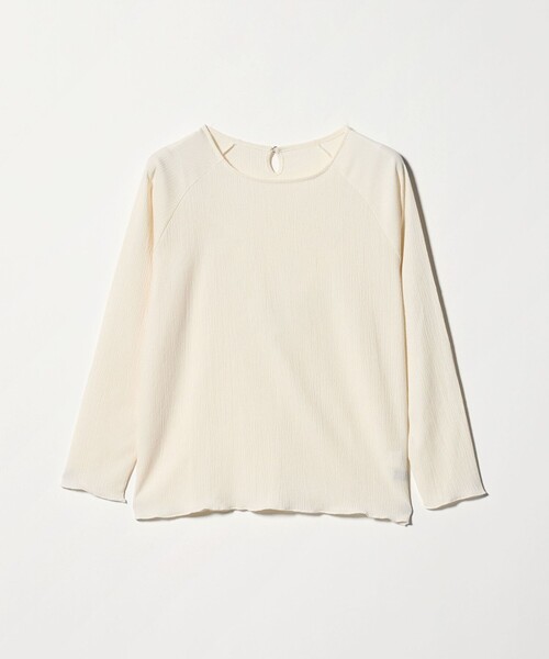 A DAY IN THE LIFE UNITED ARROWS(アデイインザライフユナイテッドアローズ)の「シャーリング ラグランスリーブカットソー <A DAY IN THE LIFE>(Tシャツ/カットソー・レディース・ライトピンク/オフホワイト/ダークグレー・FREE)」の2枚目の写真