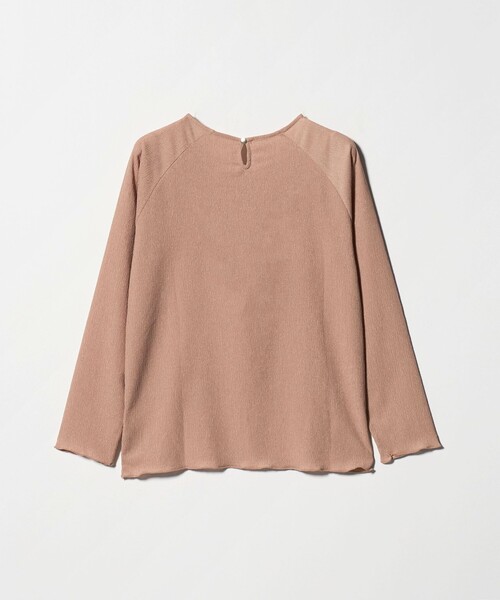 A DAY IN THE LIFE UNITED ARROWS(アデイインザライフユナイテッドアローズ)の「シャーリング ラグランスリーブカットソー <A DAY IN THE LIFE>(Tシャツ/カットソー・レディース・ライトピンク/オフホワイト/ダークグレー・FREE)」の4枚目の写真